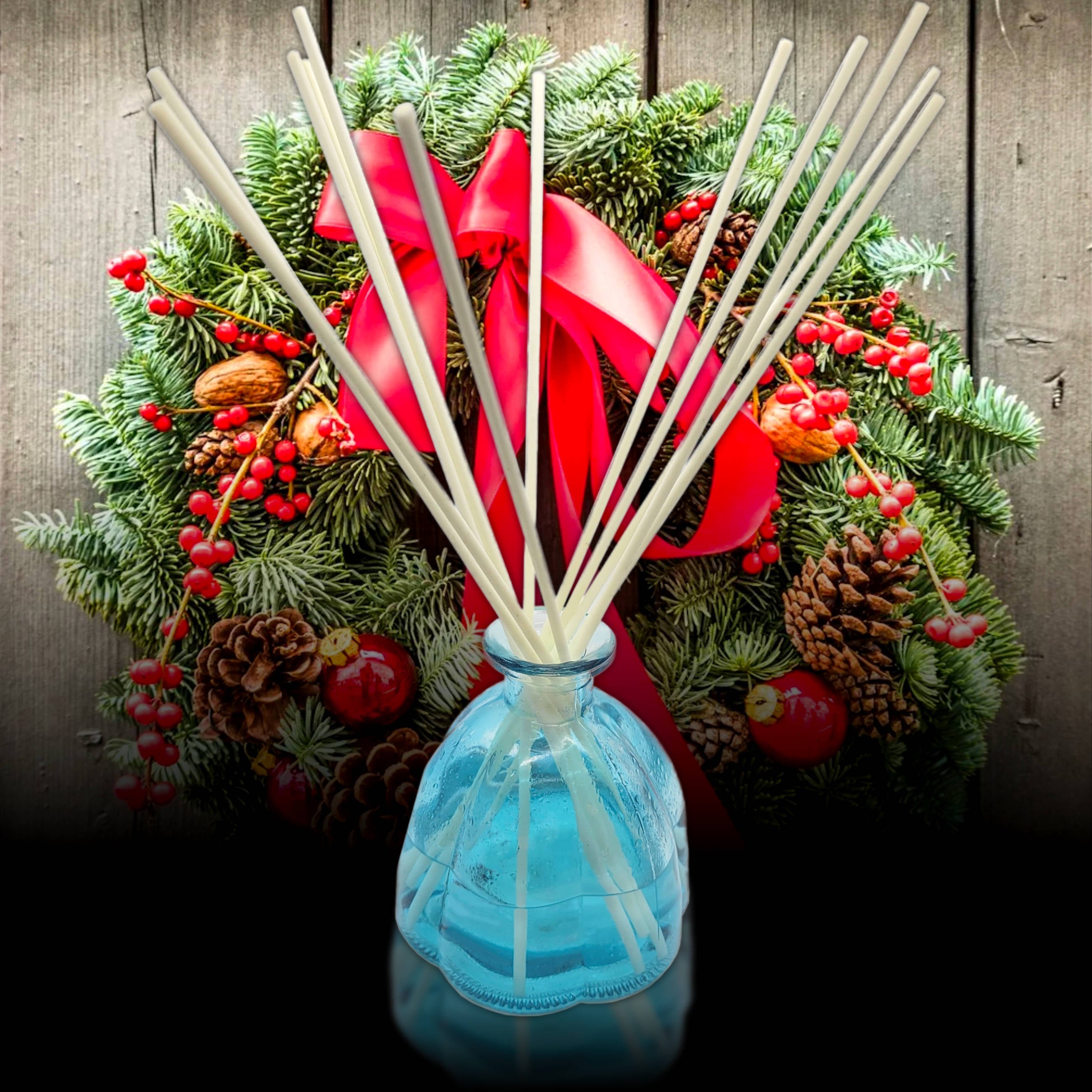 Christmas Wreath - Scent Sticks Diffuser and Oil