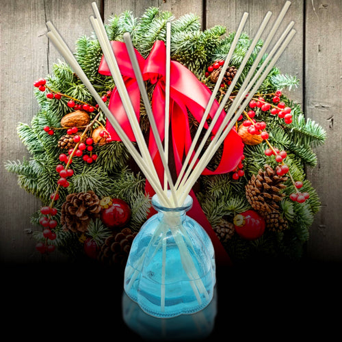 Christmas Wreath - Scent Sticks Diffuser and Oil